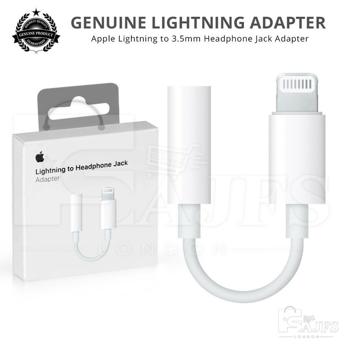 Lighiting to Headphone Jack Adapter Original