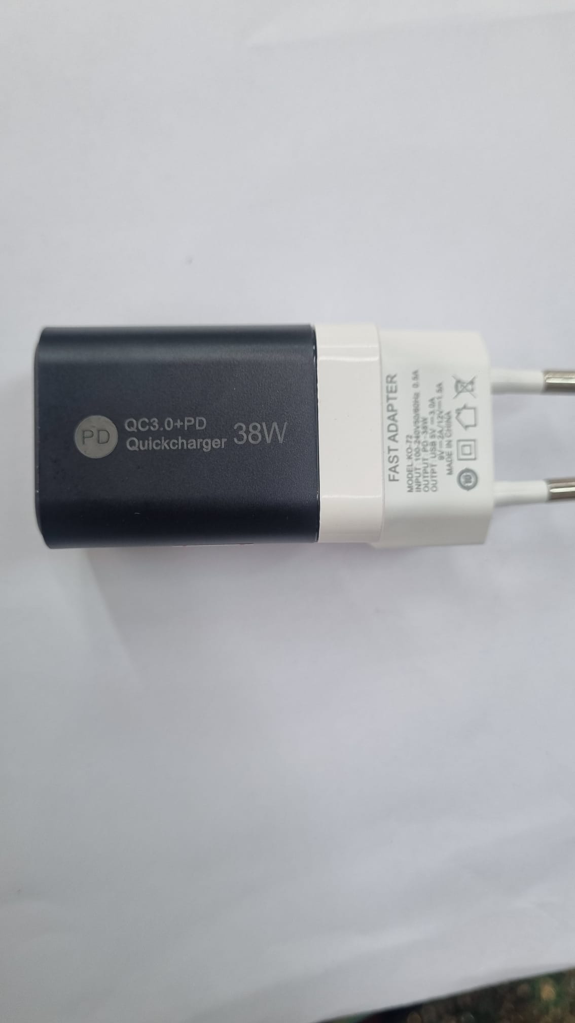 38W Dual Charing Adapter Fast Charging